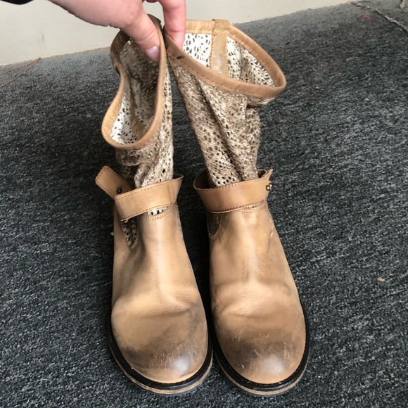 Free People crochet beau boot EUC - Picture 7 of 8